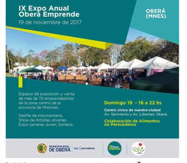 IX Expo Anual Oberá Emprende + Desfile de Indumentaria